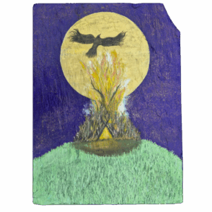 Usineach Crow by Donna Donnelly